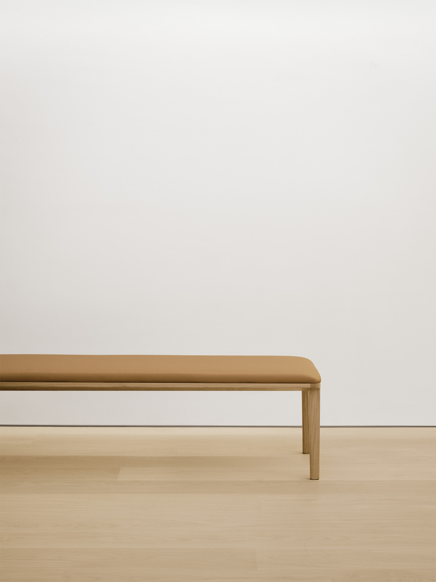   bench with solid wood seat