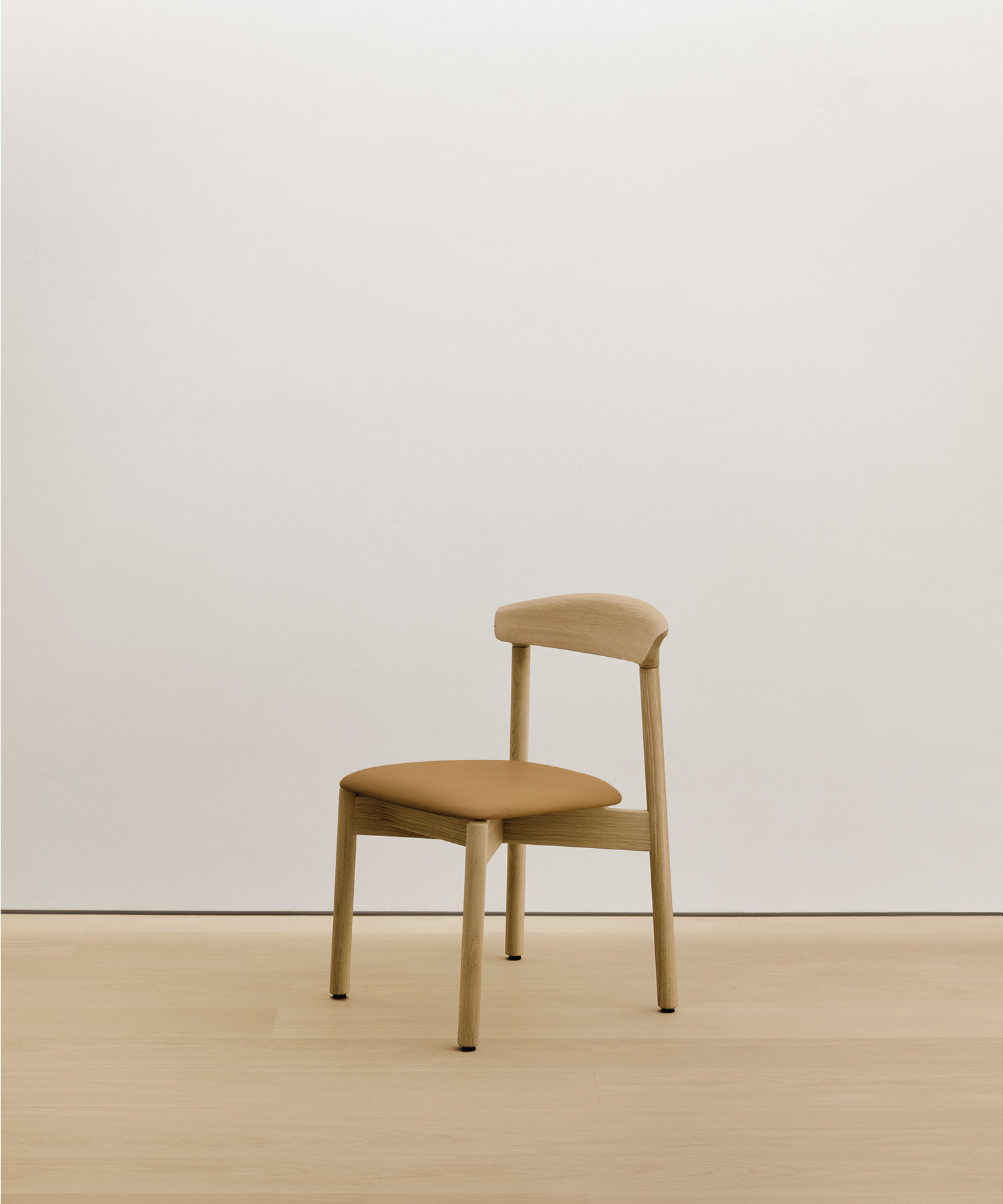   chair with solid wood seat